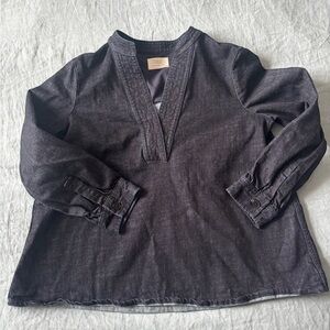 TOAST denim top